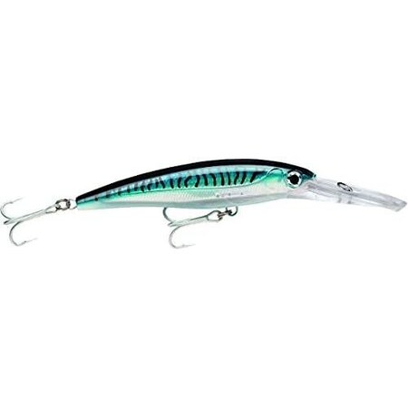 Rapala XRap Magnum 20 Trolling, Deep Diver, 5 12, 1 58 Oz, Silver Blue Mackerel, Floating XRMAG20SBM